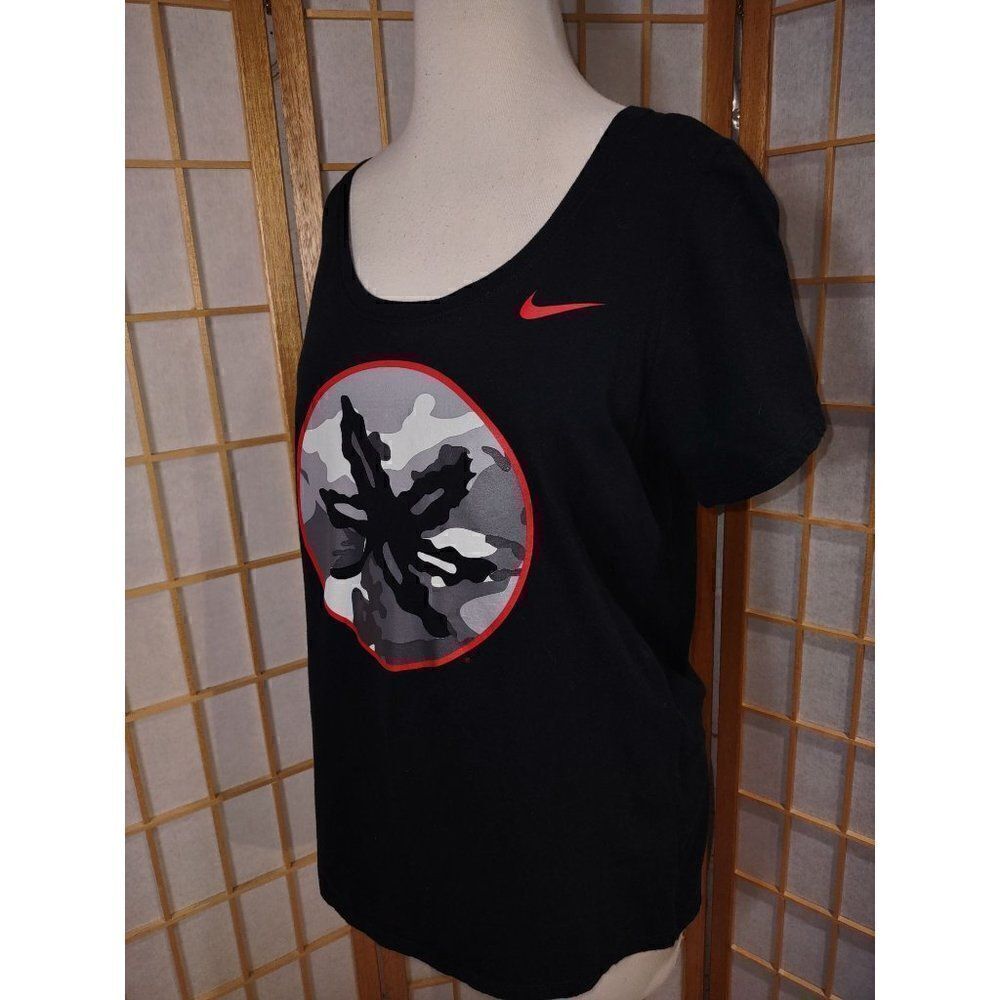 Nike Tee Lg Black Ohio State Buckeye Leaf Camo T-Shirt - Picture 10 of 14